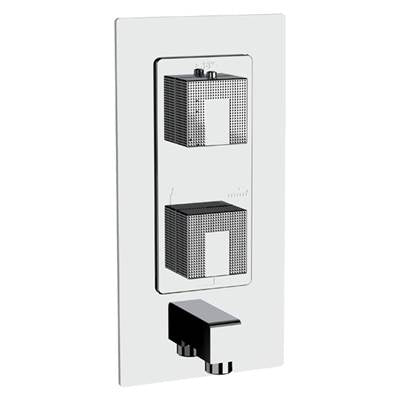 Horus 100.55.504BC - Horus Myriad Thermostatic Trim, Black Chrome
