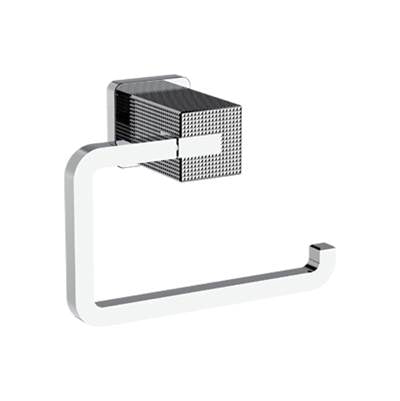 Horus 100.55.617BC - Horus Myriad Toilet Roll Holder, Black Chrome