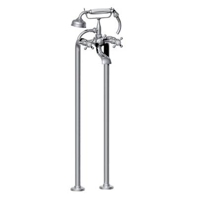 Horus 100.02.498MHAB - Horus Eloise Exposed Floor Mount Tub Filler, All Metal, Ab