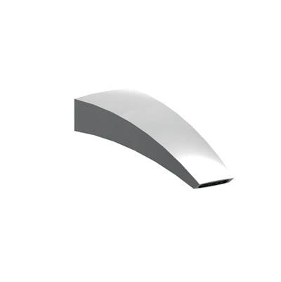 Horus 100.40.471BLPVD - Horus New Wave 7'' Tub Spout, Glossy Black Pvd