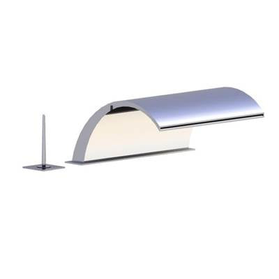 Horus 100.40.760BLPVD - Horus New Wave Cascading 11'' Spout With Single Lever Mixer, Glossy Black Pvd