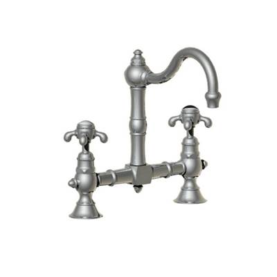 Horus 102.50.207MHUB - Horus Montmarte Two-Hole Bridge Faucet, All Metal, Ub