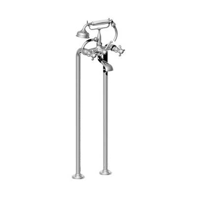 Horus 102.50.498MHPC - Horus Montmartre Floor Mounted Tub Filler, All Metal, Pc