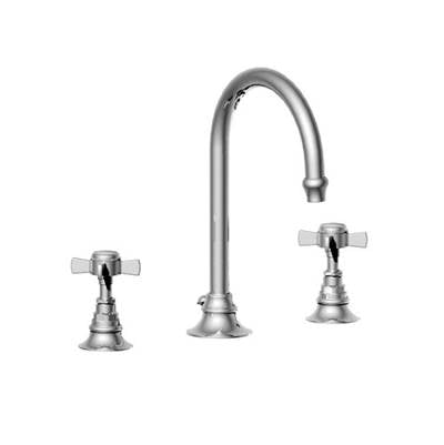 Horus 102.28.261MHPC - Horus Dover 3-Hole Gooseneck Basin Mixer, All Metal, Pc