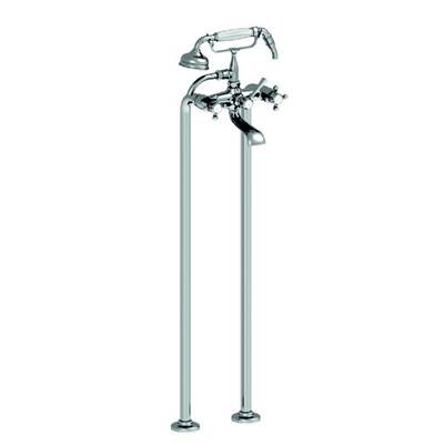 Horus 102.65.498MHBN - Horus Ascott Exposed Floor Mount Tubfiller, All Metal, Bn