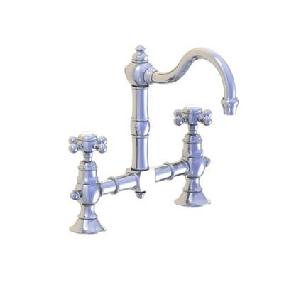 Horus 162.67.207MHPN - Horus Montmarte Two-Hole Bridge Basin Faucet, All Metal, Pn