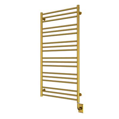 ICO Bath E4408 - 23.5''X47.5'' Sorano Electric Plug-In Towel Warmer - Pvd Brushed Gold
