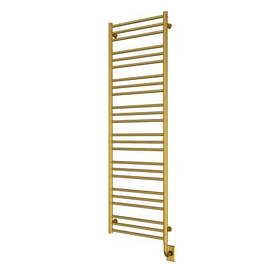 ICO Bath W4708 - 19.5''X64'' Sorano Electric Hardwired Towel Warmer - Pvd Brushed Gold