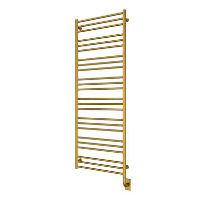 ICO Bath E4808 - 23.5''X64'' Sorano Electric Plug-In Towel Warmer - Pvd Brushed Gold