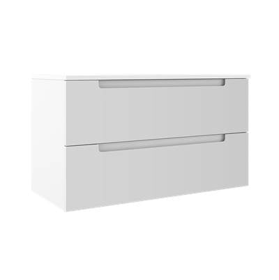 ICO Bath BC1003.MW - Coda 36'' Two Drawer Wall-Mounted Vanity - Matte White
