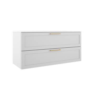 ICO Bath BR1004.MW - Rhythm 48'' Two Drawer Wall-Mounted Vanity - Matte White