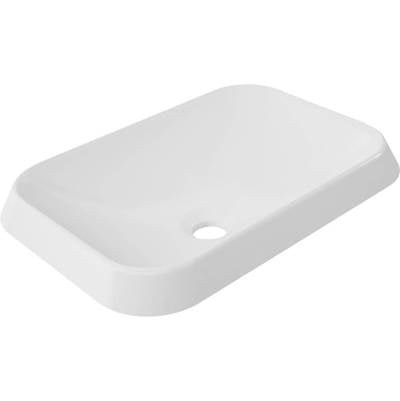 ICO Bath B9831 - Rossini Rectangle Vessel Sink - Gloss White