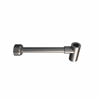 ICO Bath B7134 - Round Waste With Integrated Trap - Brushed Nickel