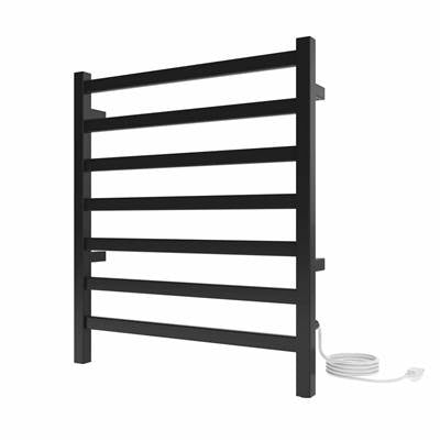 ICO Bath K6015E - 24''X27'' Kontour Square Electric Plug-In Towel Warmer - Matte Black