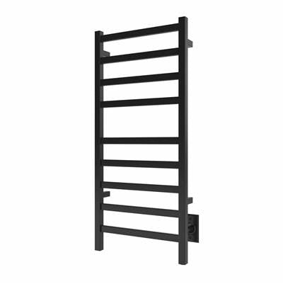 ICO Bath K6025W - 18''X40'' Kontour Square Electric Hardwired Towel Warmer - Matte Black
