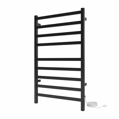 ICO Bath K6035E - 24''X40'' Kontour Square Electric Plug-In Towel Warmer - Matte Black