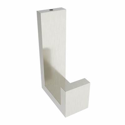 ICO Bath V5264 - Fire Tall Towel Hook - Brushed Nickel