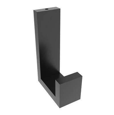 ICO Bath V5265 - Fire Tall Towel Hook - Matte Black