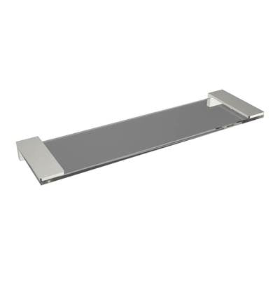 ICO Bath V61764 - Ash Glass Shelf - Brushed Nickel