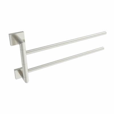 ICO Bath V62454 - Crater Swivelling Towel Bar - Brushed Nickel