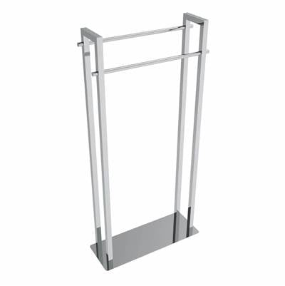 ICO Bath V91353 - Square Freestanding Towel Stand - Chrome