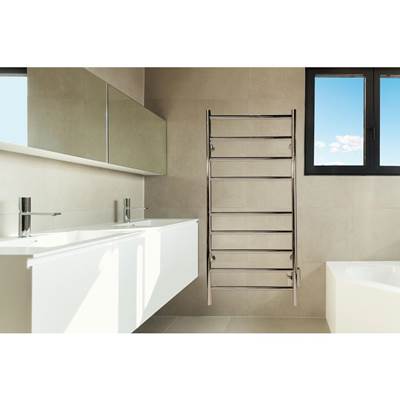 ICO Bath K4034E - 24''X40'' Kontour Linear Electric Plug-In Towel Warmer - Brushed Nickel