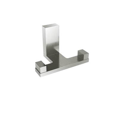 ICO Bath V1224 - Erupt Double Towel Hook - Brushed Nickel