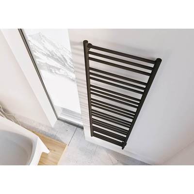 ICO Bath W4705 - 19.5''X64'' Sorano Electric Hardwired Towel Warmer - Matte Black