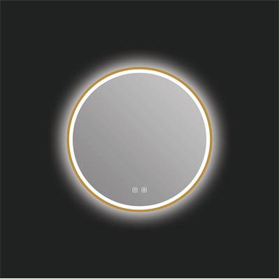 ICO Bath ID1024.BG - Denver 24'' Led Mirror - Brushed Gold