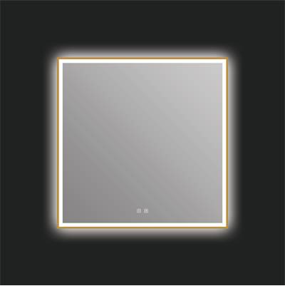 ICO Bath IE1136.BG - Eden 36'' X 36'' Led Mirror - Brushed Gold