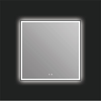 ICO Bath IE1136.MB - Eden 36'' X 36'' Led Mirror - Matte Black