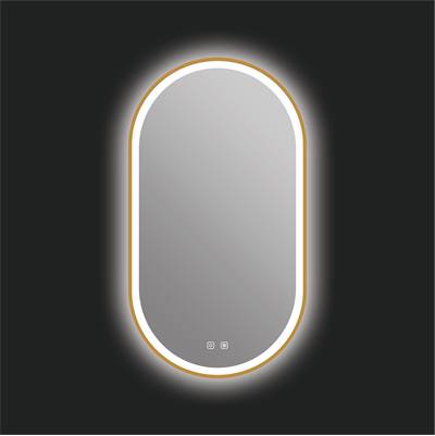 ICO Bath IK1120.BG - Kiara 20'' X 36'' Led Mirror - Brushed Gold
