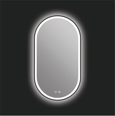 ICO Bath IK1120.MB - Kiara 20'' X 36'' Led Mirror - Matte Black