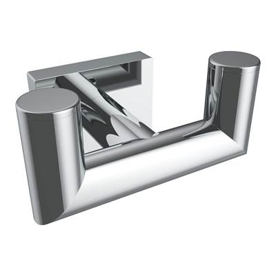 ICO Bath V62224 - Crater Double Towel Hook - Brushed Nickel