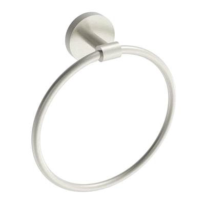 ICO Bath V67314 - Lava Towel Ring - Brushed Nickel