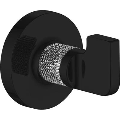 ICO Bath V69210.58 - Blaze Towel Hook - Matte Black/Pvd Brushed Gold