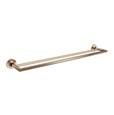 ICO Bath V70189 - Glow 24'' Double Towel Bar - Pvd Brushed Bronze