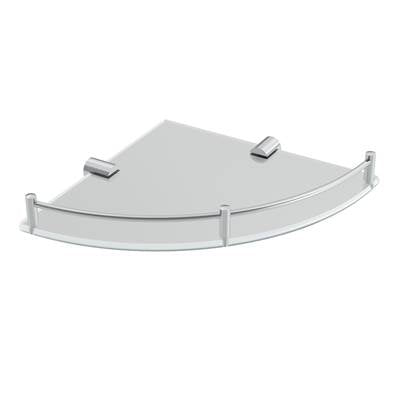 ICO Bath V92433 - Glass Corner Shelf - Chrome
