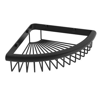 ICO Bath V93215 - Corner Shower Basket - Matte Black