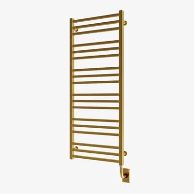 ICO Bath W3308 - 19.5''X47.5'' Avento Electric Hardwired Towel Warmer - Pvd Brushed Gold