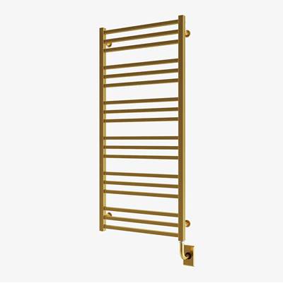ICO Bath E3408 - 23.5''X47.5'' Avento Electric Plug-In Towel Warmer - Pvd Brushed Gold