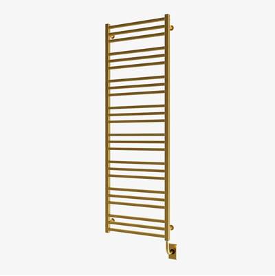 ICO Bath E3808 - 23.5''X64'' Avento Electric Plug-In Towel Warmer - Pvd Brushed Gold