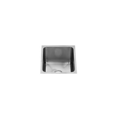 Home Refinements by Julien 003229 - Classic Bar Sink Undermount 2In Drain, Single 12X15X7