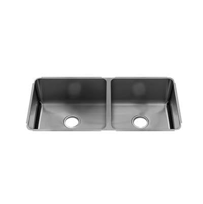 Home Refinements by Julien 003281 - Classic Sink Undermount, Double L18X16X8 R15X16X8