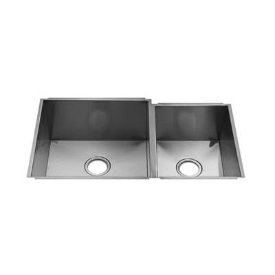 Home Refinements by Julien 003638 - Urbanedge Sink Undermount, Double L18X18X10 R12X16X8
