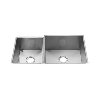Home Refinements by Julien 003639 - Urbanedge Sink Undermount, Double L12X16X8 R18X18X10