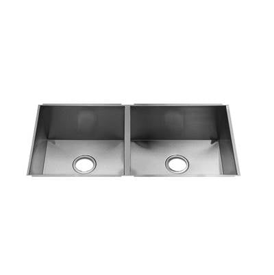 Home Refinements by Julien 003654 - Urbanedge Sink Undermount, Double L15X16X8 R18X16X10
