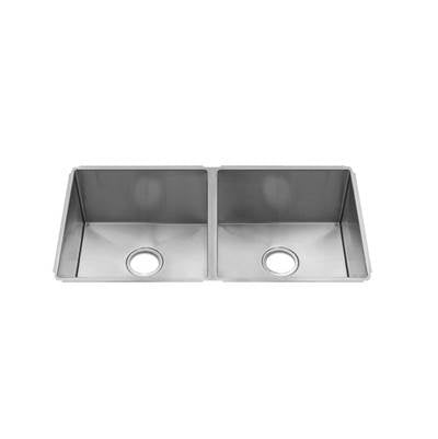 Home Refinements by Julien 003987 - J7 Sink Undermount, Double L15X16X8 R15X16X8