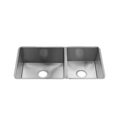 Home Refinements by Julien 003991 - J7 Sink Undermount, Double L18X16X10 R12X16X8