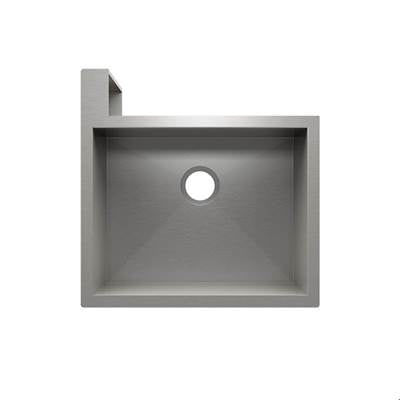 Home Refinements by Julien 005300 - Socialcorner Sink Undermount Flat Aprons Left Corner, Single 23X18X10